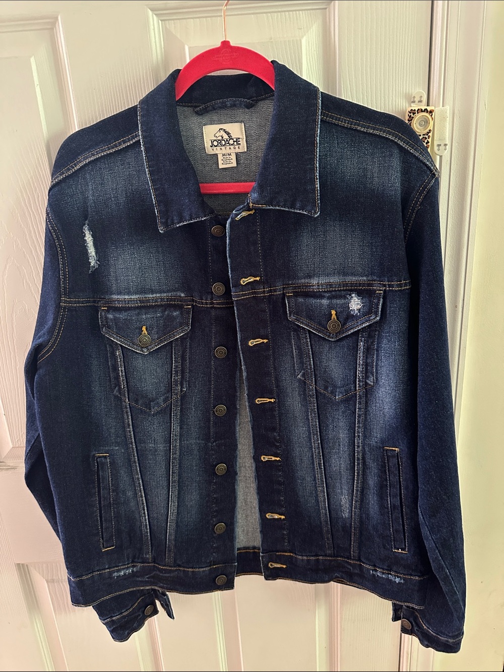 Jordache Dark Blue Washed Denim Jacket